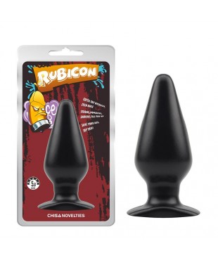 Plug Anal Rubicon 15 x 5.7 cm Negro