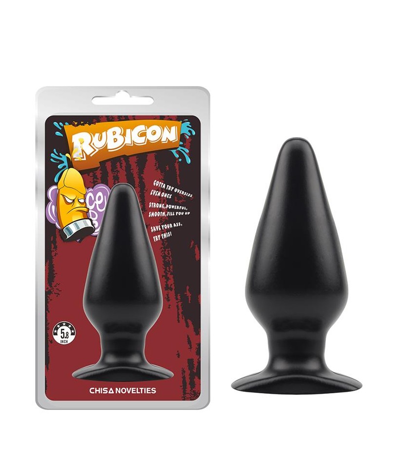 Plug Anal Rubicon 15 x 57 cm Negro