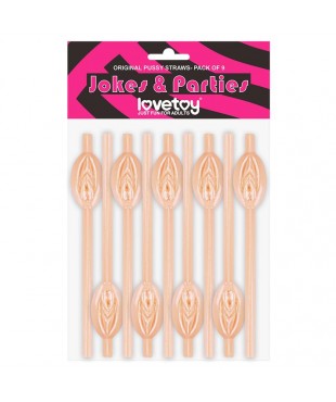 Pajitas de Vagina Pack de 9