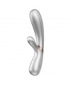 Hot Lover Vibrador Efecto Calor con APP Plata y Champagne