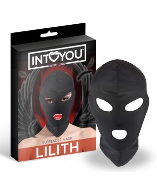 Lilith Máscara de Incógnito Abertura en la Boca y Ojos Color Negro