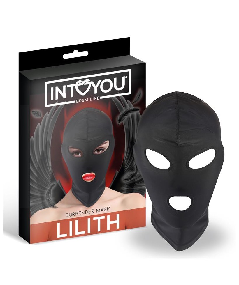 Lilith Mascara de Incognito Abertura en la Boca y Ojos Color Negro