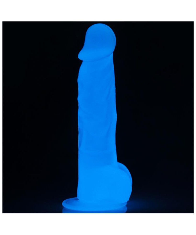 Dildo 85 Lumino Luz Azul