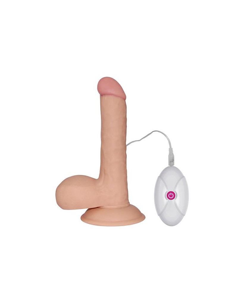 Dildo The Ultra Soft Dude con Vibracion 75 Natural