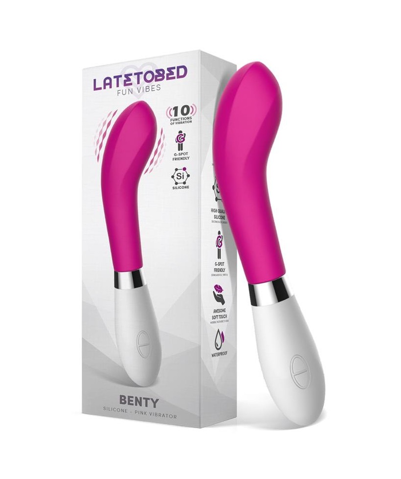 Benty Vibrador Silicona Rosa