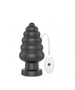 Plug Anal con Vibración King Sized 7 Negro