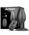Asher Plug Anal con Control Remoto USB Magnetico Negro