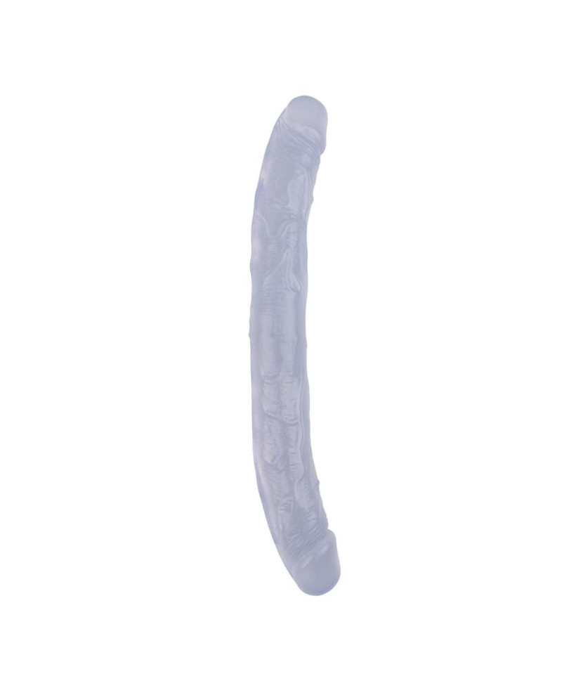 Dildo Doble Hi Rubber 128 Transparente