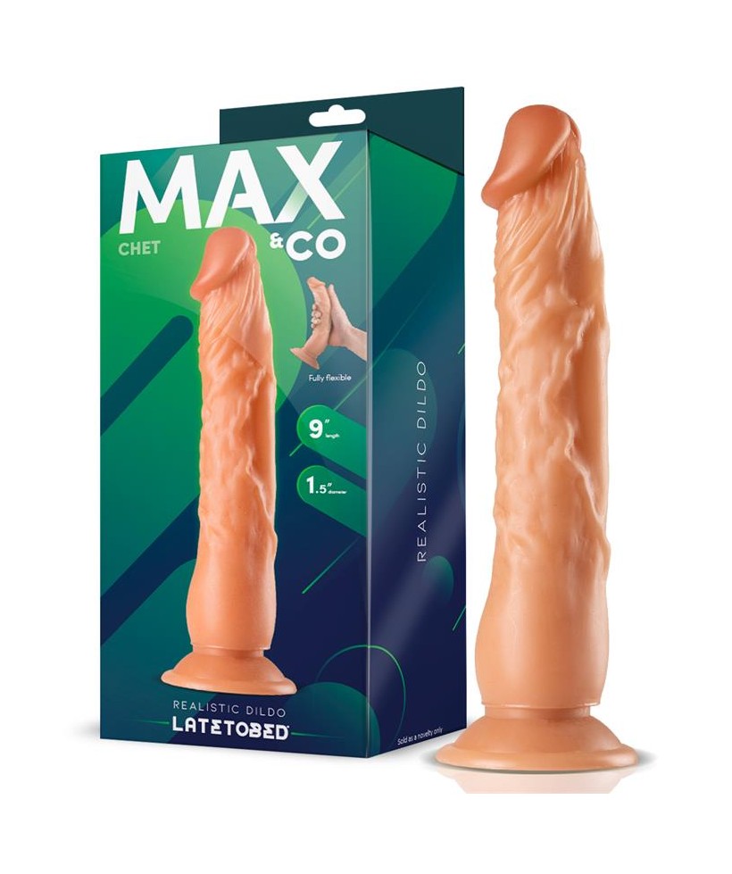 Chet Dildo Realista Natural 9 23 cm