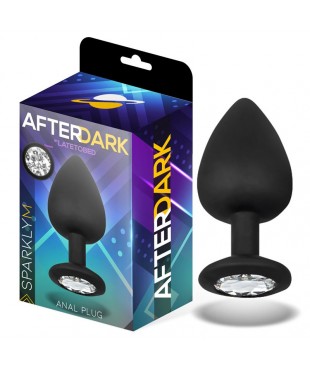 Sparkly Plug Anal Silicona Talla M 8 cm x 3.5 cm