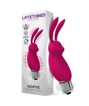 Hopye Bala Vibradora Conejito Silicona Rosa