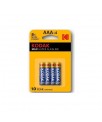 Pilas Alkaline Super Max AAA LR3 Blister de 4