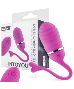 Huevo Vibrador Control Remoto Odise USB Silicona Rosa