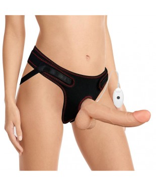 Arnés con Dildo con Vibración y Control Remoto 8.5