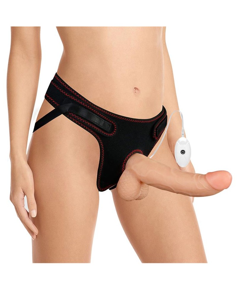Arnes con Dildo con Vibracion y Control Remoto 85