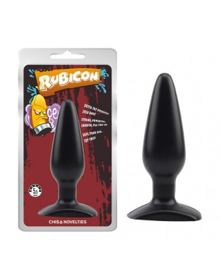Plug Anal Rubicon 13.5 x 4.5 cm Negro