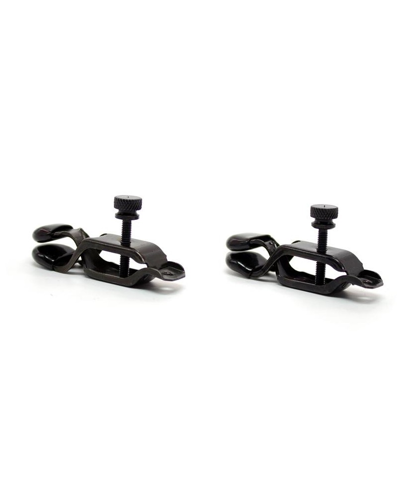 Pinzas para Pezones Ajustables Metal Negras