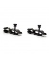 Pinzas para Pezones Ajustables Metal Negras