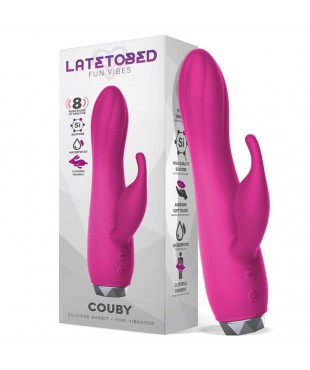 Couby Vibrador de Conejito Silicona Rosa