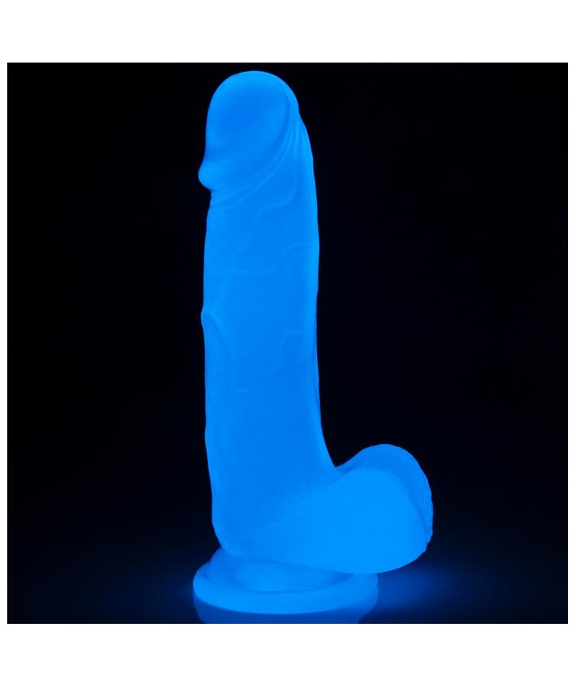 Dildo Lumino 75 Luz Azul