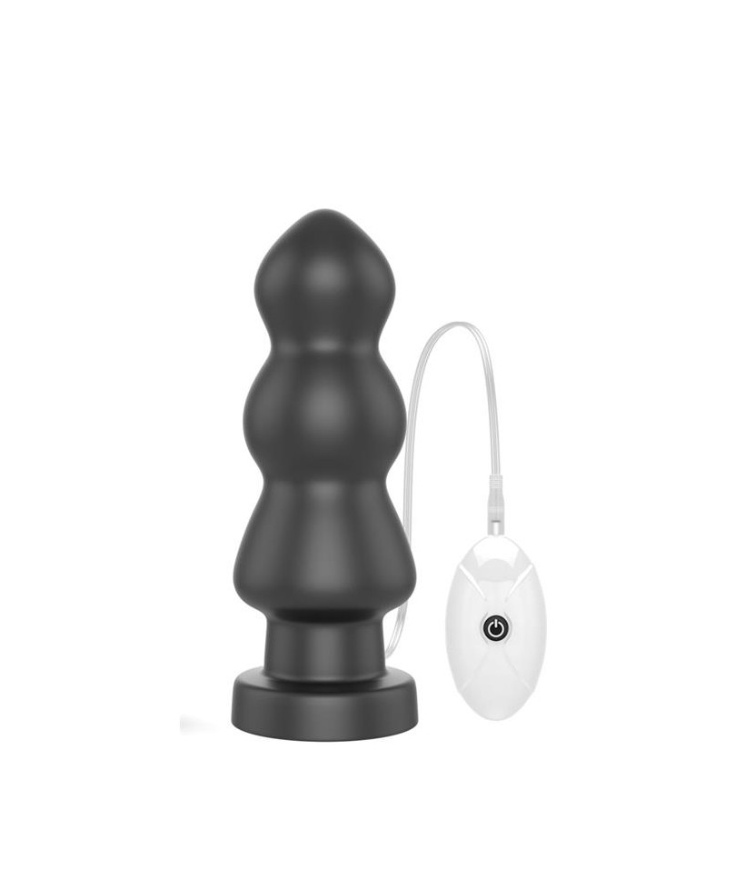 Plug Anal con Vibracion King Sized 78 Negro