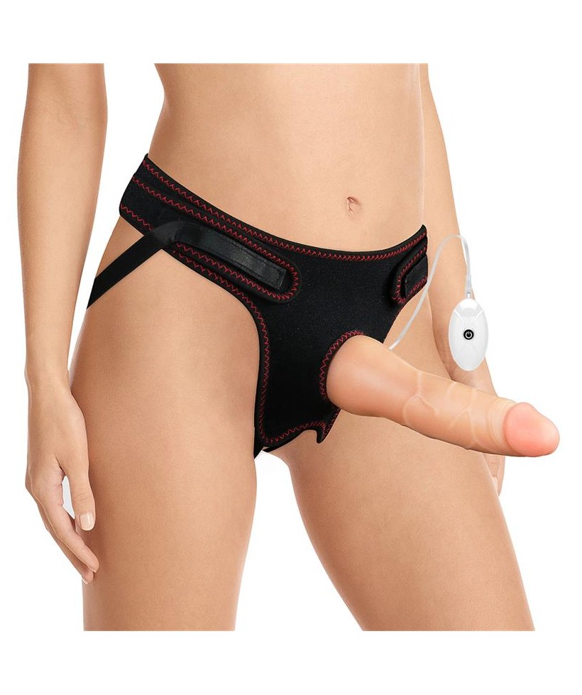 Arnes con Dildo con Vibracion y Control Remoto 75