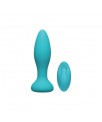 Plug Anal con Vibracion y Rotacion Rimmer Experienced Turquesa