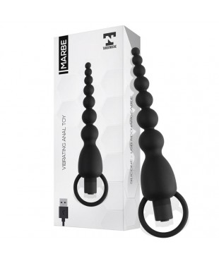 Marbe Cadena Anal con Vibración USB Silicona