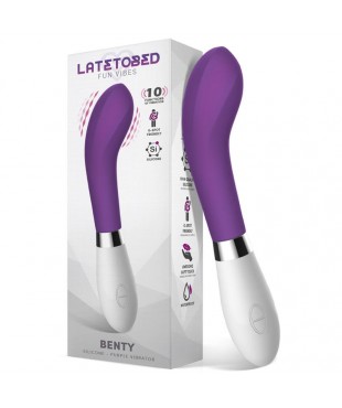 Benty Vibrador Silicona Púrpura