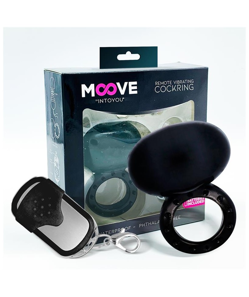 Anillo Vibrador con Control Remoto Negro
