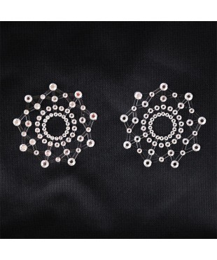 Pezoneras Copo de Nieve Blanco