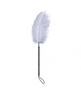 Plumas Estimuladoras 46 cm Blanco/Negro