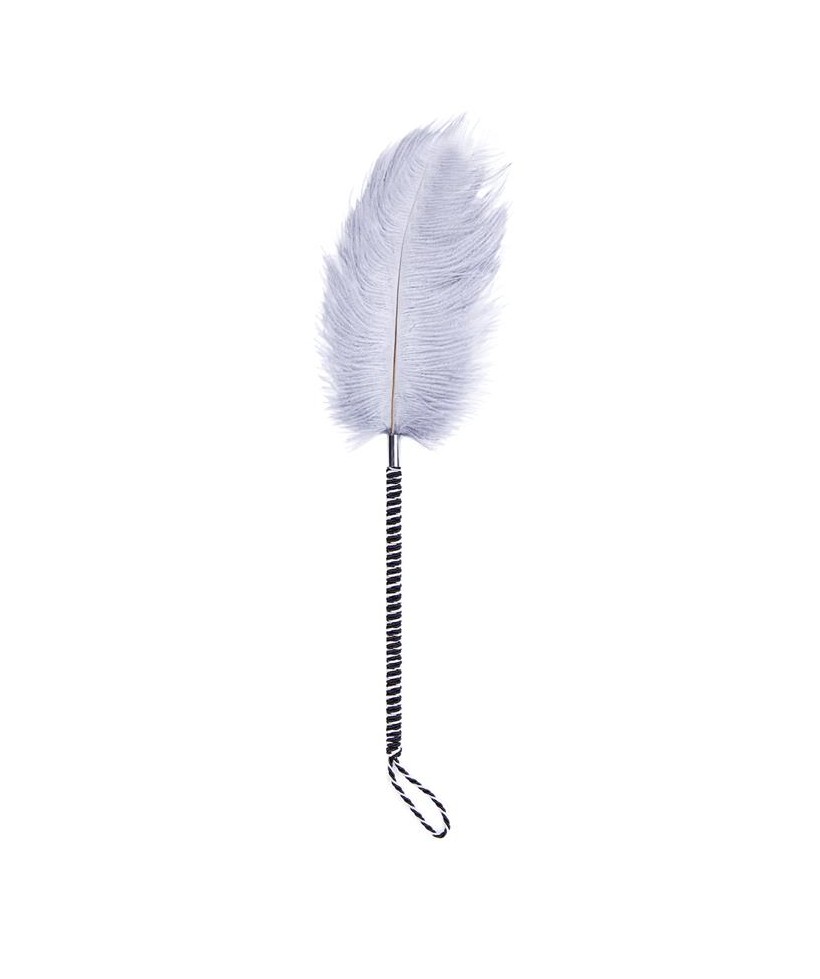Plumas Estimuladoras 46 cm Blanco Negro