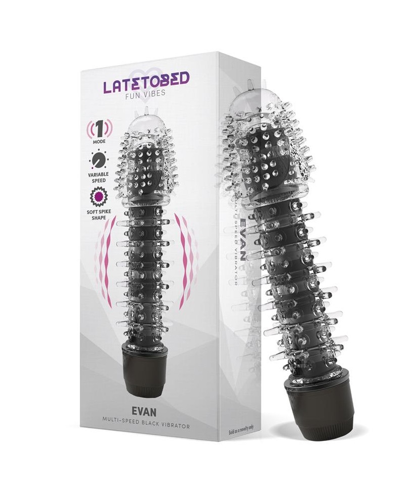 Evan Vibrador Multi Velocidad Negro