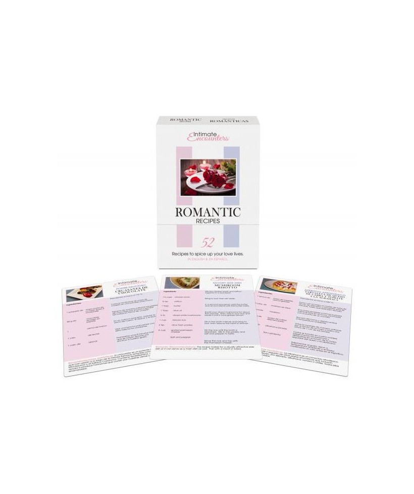 Kit de Parejas Intimate Encounters Romantic Recipes EN ES
