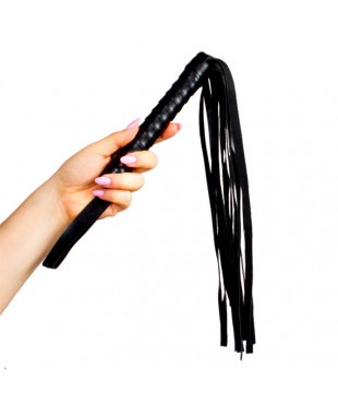 Flogger de Cuero 45 cm Negro