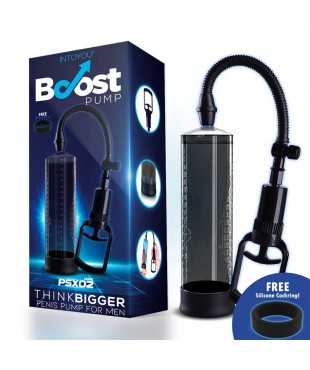 Bomba Manual para el Pene PSX02 Negra