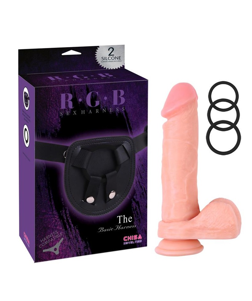 Arnes con Dildo Kyle Korver 21 cm Natural