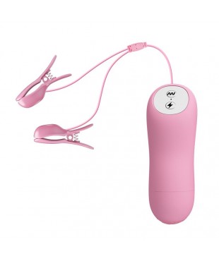 Pinza para Pezones con Vibración y Electro Shock