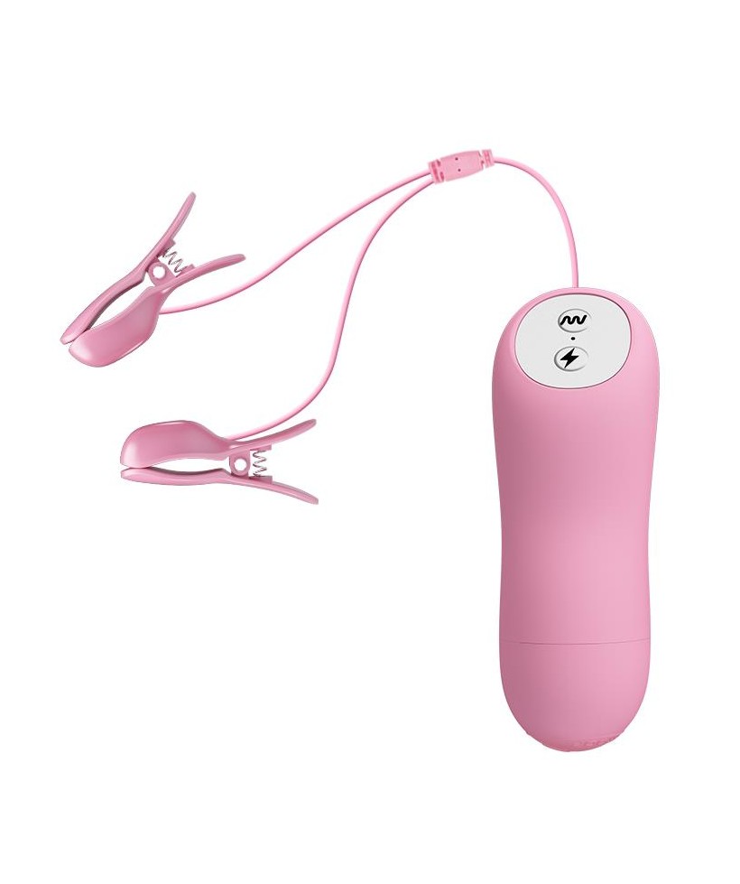 Pinza para Pezones con Vibracion y Electro Shock