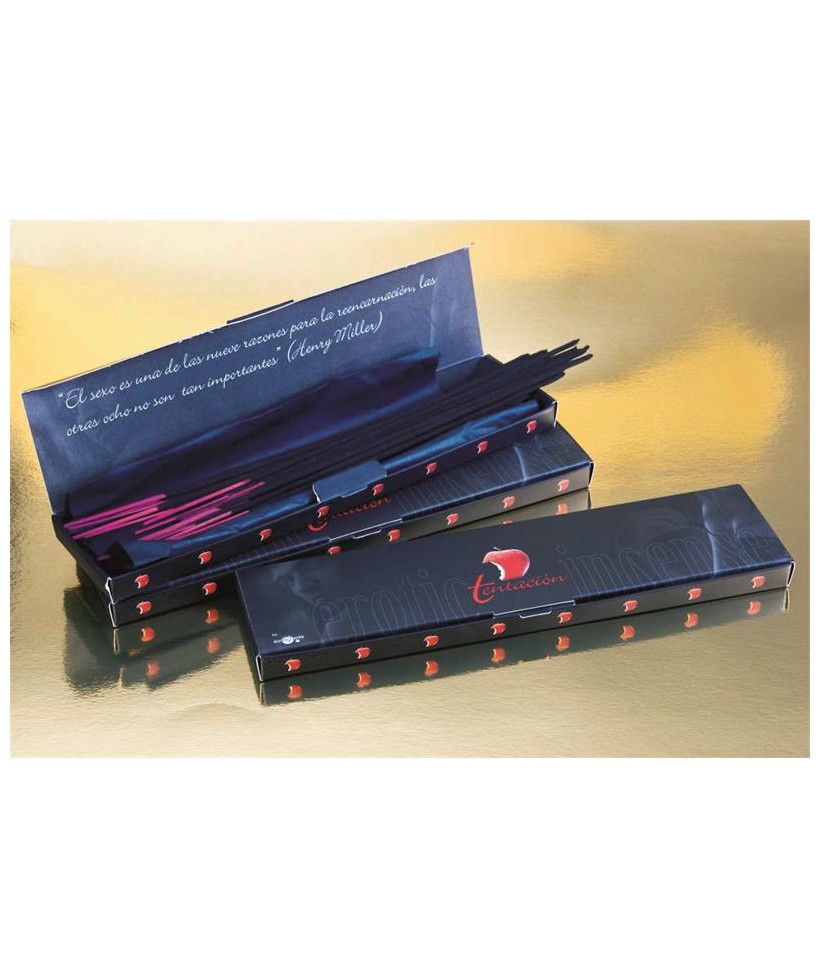 Tentacion Caja Incienso Erotico Feromonas 20 Sticks Canela