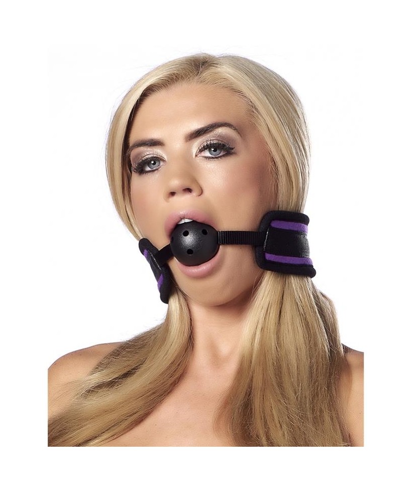 Mordaza de Bola Purpura