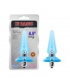 Plug Anal con Vibracion Nicoles 125 x 32 cm Azul