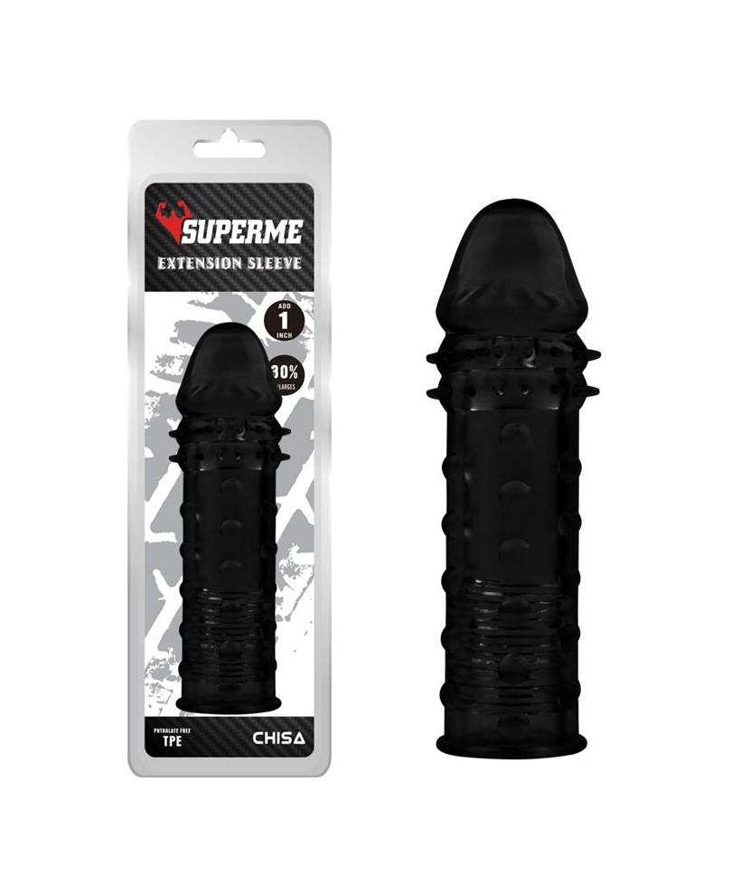 Funda para el Pene Extra Texture Negro