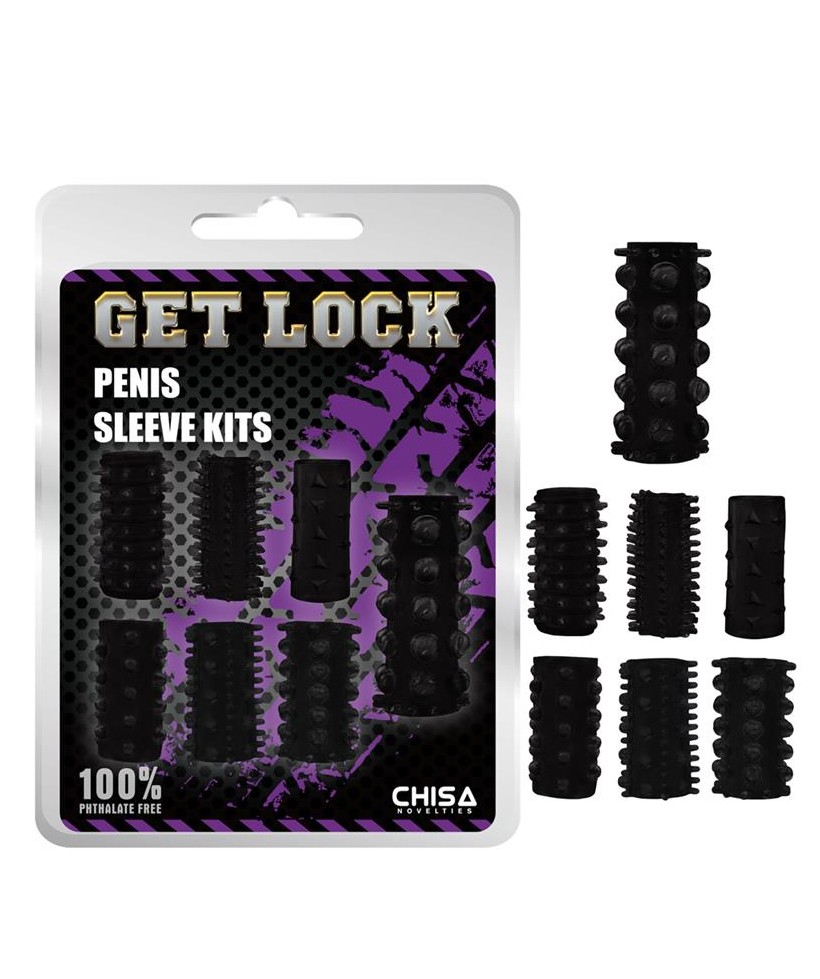 Kit de Fundas para el Pene Negro
