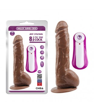 Vibrador Jeff Stryker 8.9 Marron