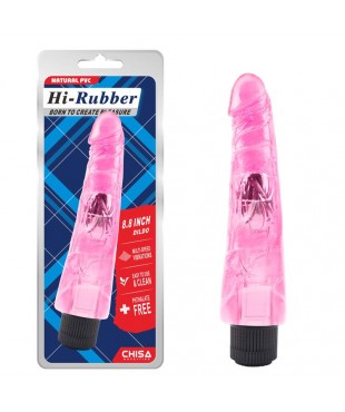 Vibrador Hi-Rubber 8.8 Rosa