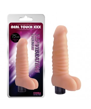 Vibrador No.02 T-Skin 7.5 Natural