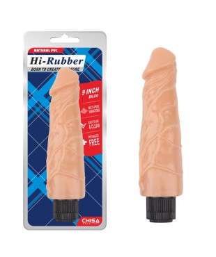 Vibrador Hi-Rubber 9 Natural
