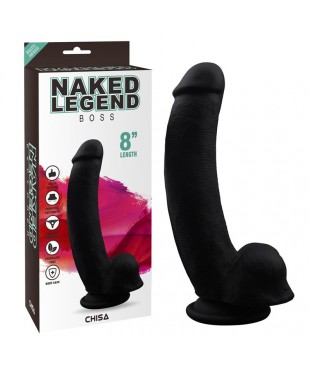 Dildo Realista Boss Color Negro 8